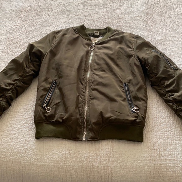 Other - Size 12 army green bomber jacket